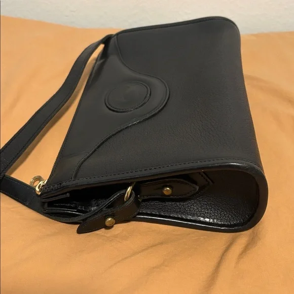 Dooney & Bourke Vintage All Weather Leather Black Leather Crossbody Bag - Picture 6 of 12